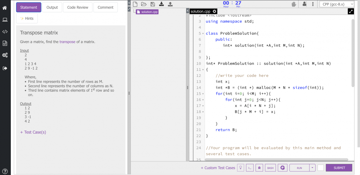 CodeZinger - Online Coding labs for computer science programming courses